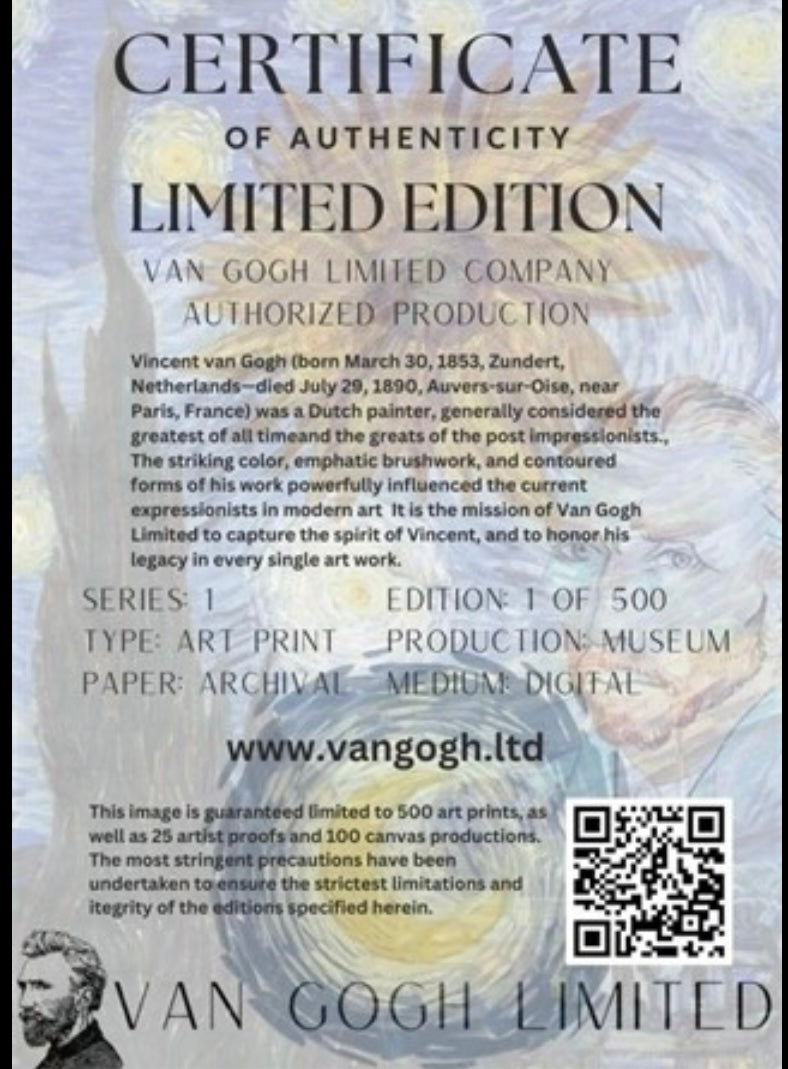 “Big Sky Montana” Limited Editon by Van Gogh Limited