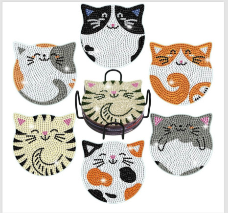 DA Cat Coasters