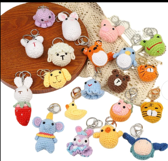 Crochet Animal Keychain