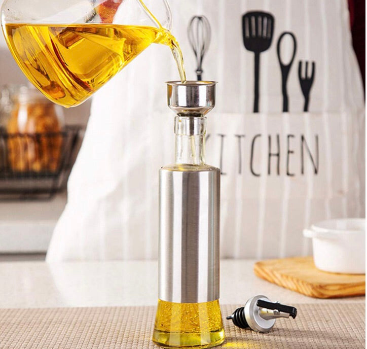 Stainless Steel Cooking Oil Bottle