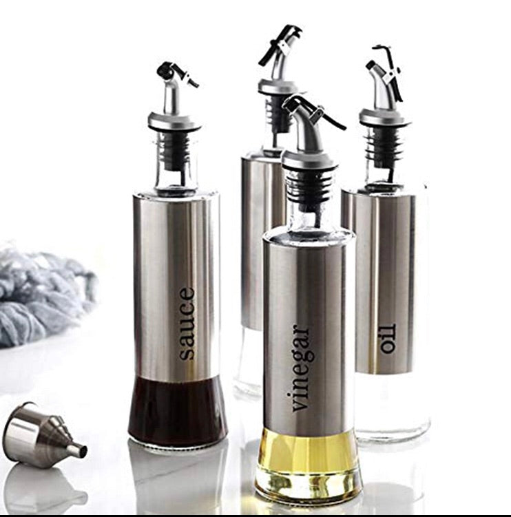 Stainless Steel Cooking Oil Bottle