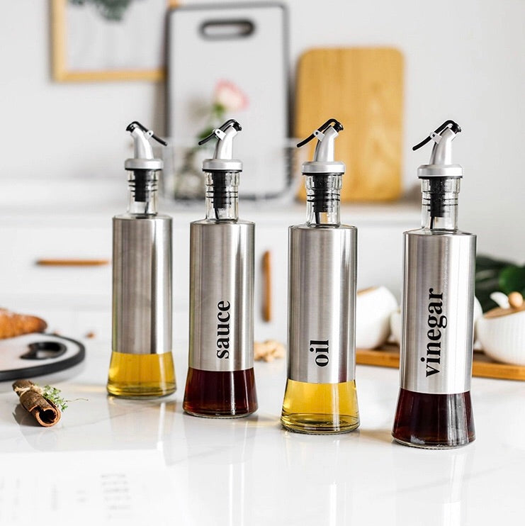 Stainless Steel Cooking Oil Bottle