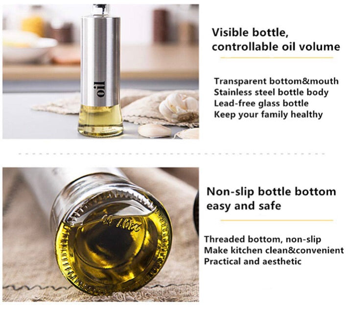 Stainless Steel Cooking Oil Bottle