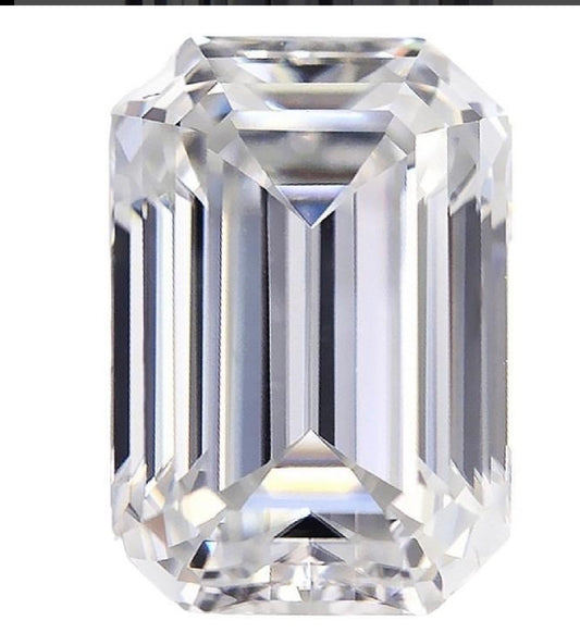 1 ct Emerald cut Diamond Moissanite (Loose Diamond)