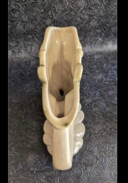 Pair of Mid-Century Cornucopia Vases