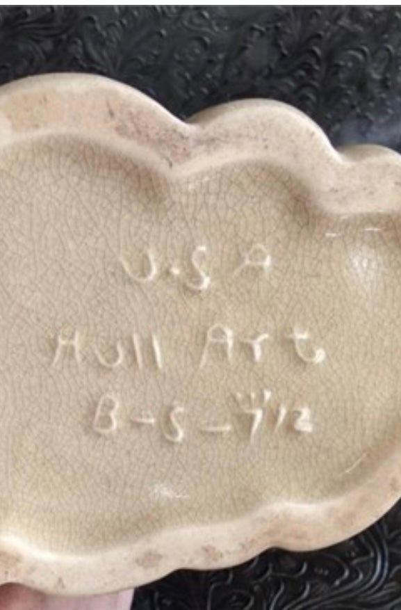 Pair of Mid-Century Cornucopia Vases