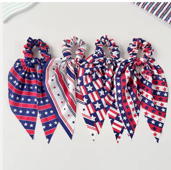 Patriotic Hair Ties