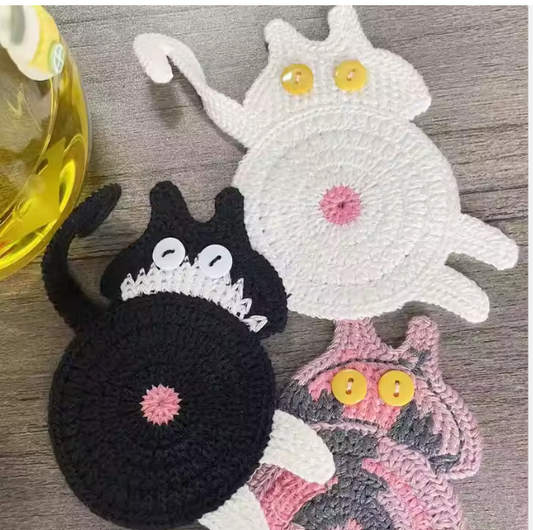 Funny Cat Coasters