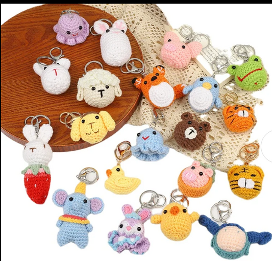 Crochet Animal Keychain