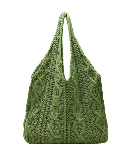 Light Weight Knitted Women's Tote Bags