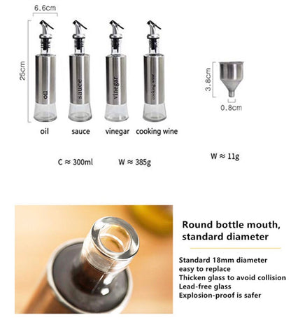 Stainless Steel Cooking Oil Bottle