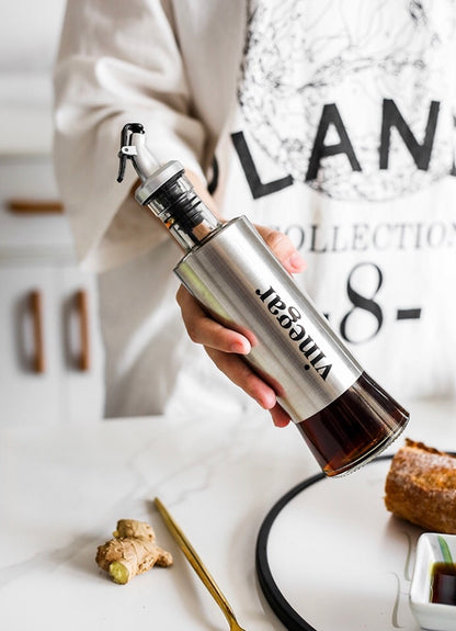 Stainless Steel Cooking Oil Bottle