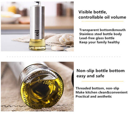 Stainless Steel Cooking Oil Bottle
